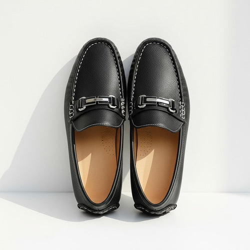 Rory leather loafers - detail
