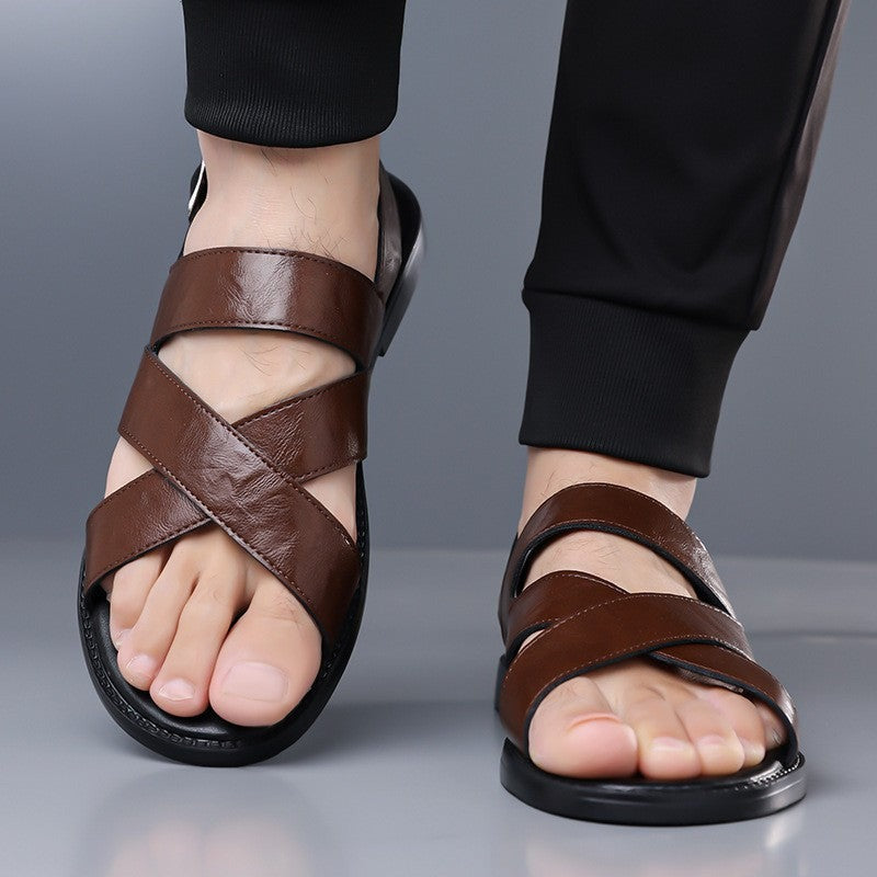 Rory ankle strap sandals - Gray