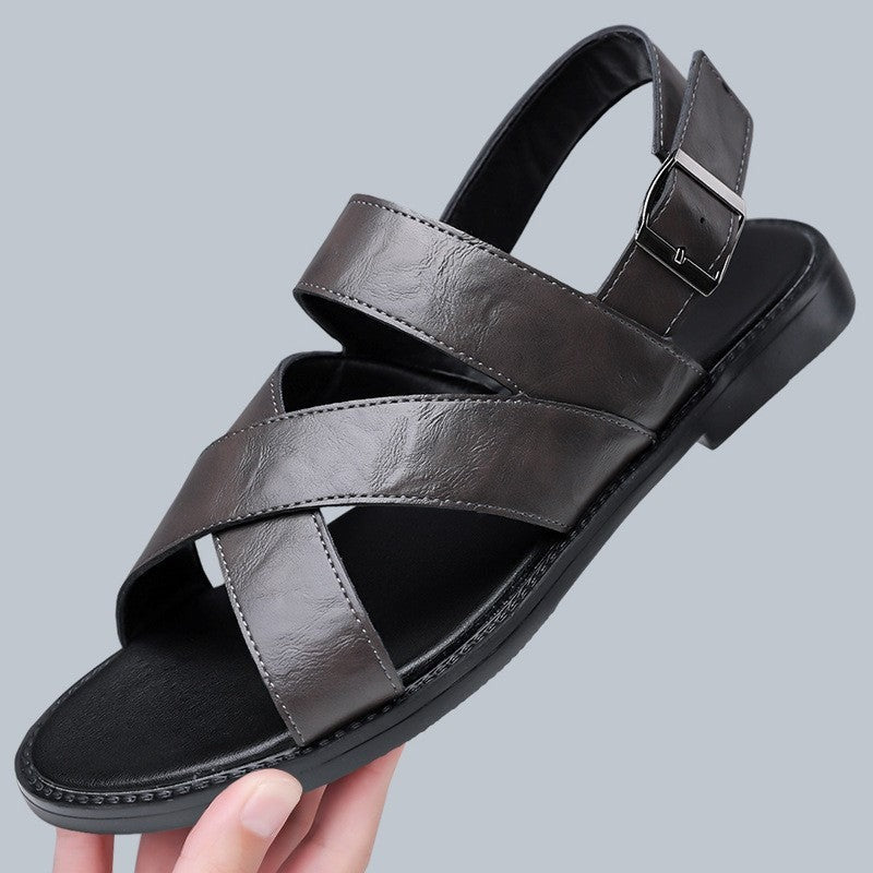 Rory ankle strap sandals - Gray