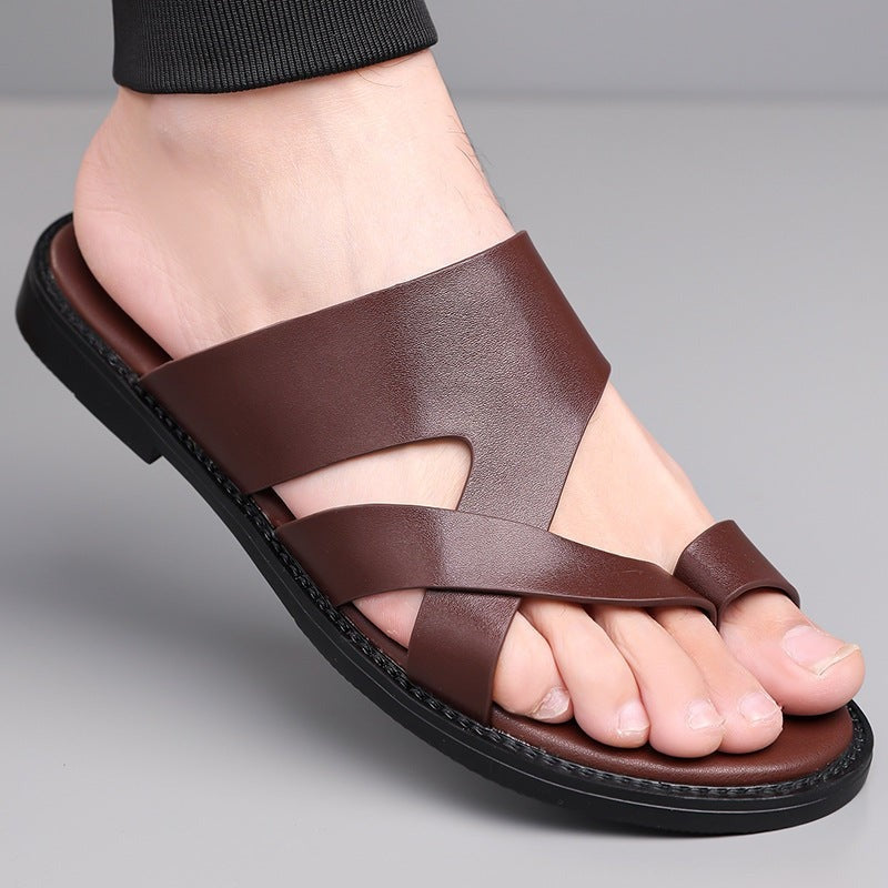 Rory toe loop leather sandals