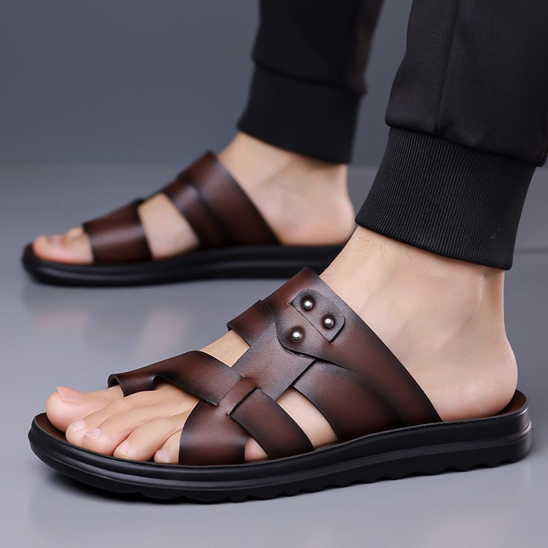Rory slide sandals - Brown