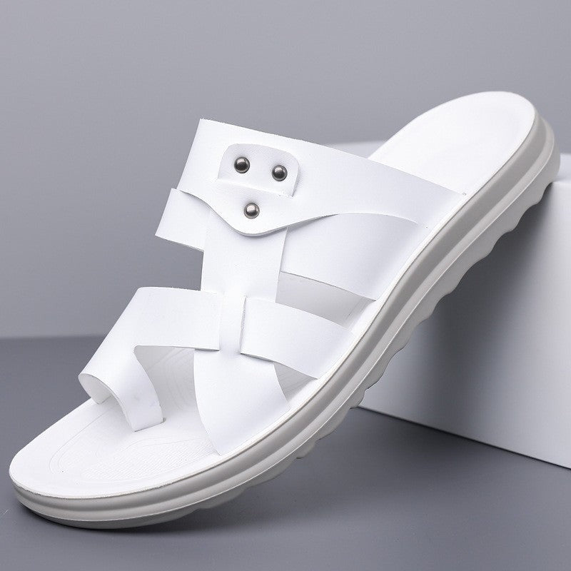 Rory slide sandals - White