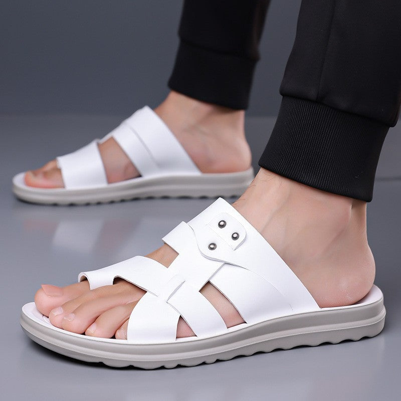 Rory slide sandals - White