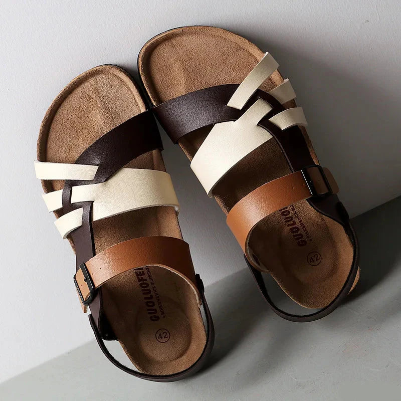 Hunter leather sandals - lifestyle