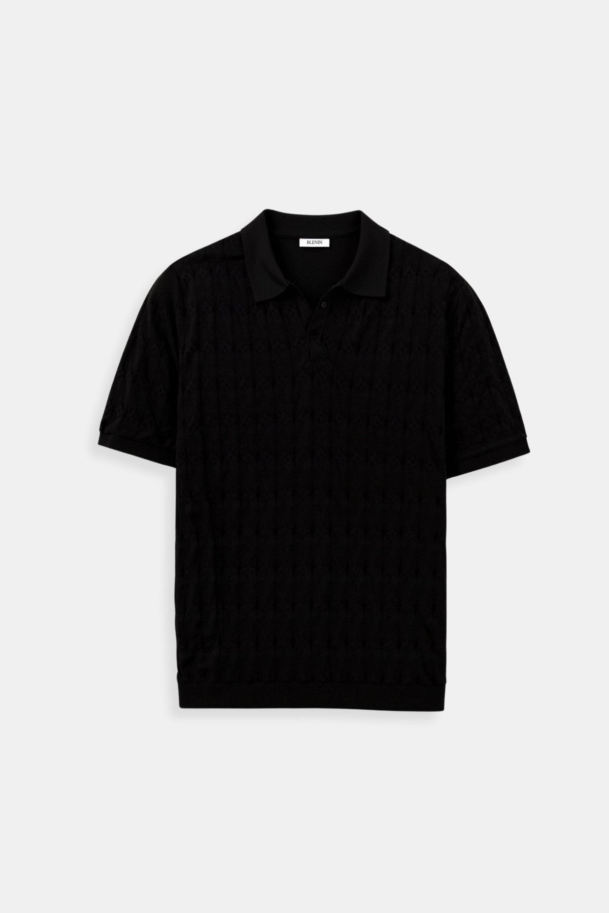 Sage knit polo shirt - Black