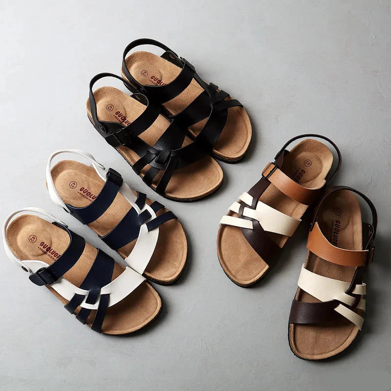 Hunter leather sandals - lifestyle