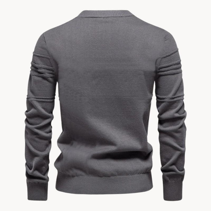 Simon sweater - Gray back view