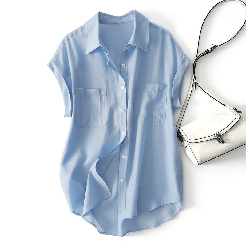 Sofia linen shirt - Blue