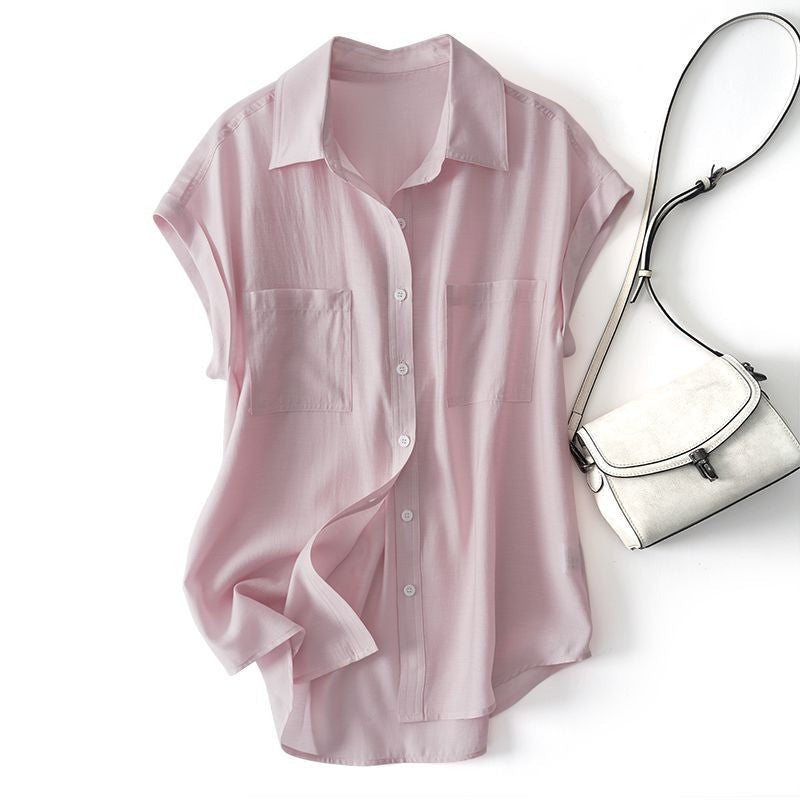 Sofia linen shirt - Pink