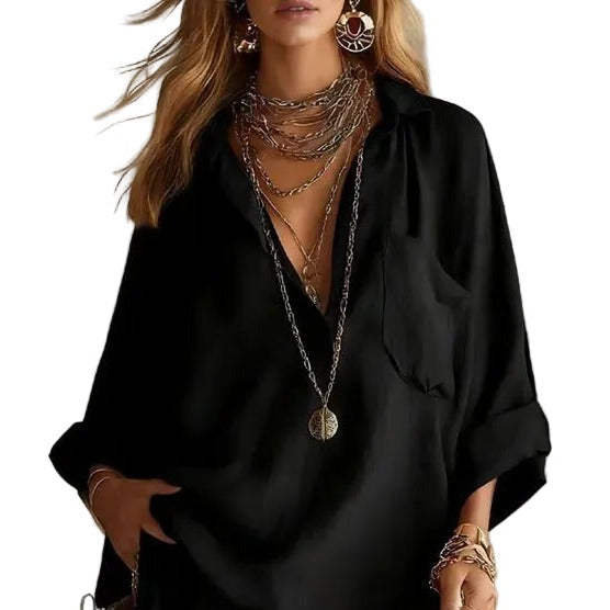 Sofia linen set - Black alt shot