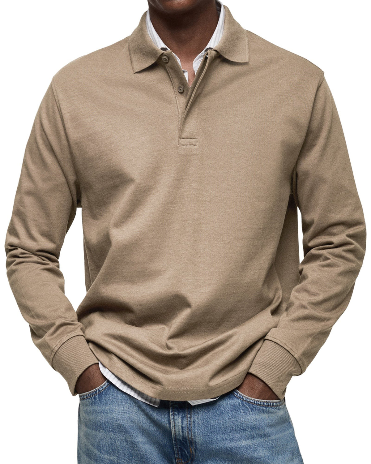 khaki-polo