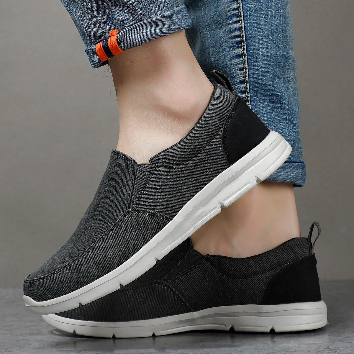 Tom slip on canvas shoes - Black