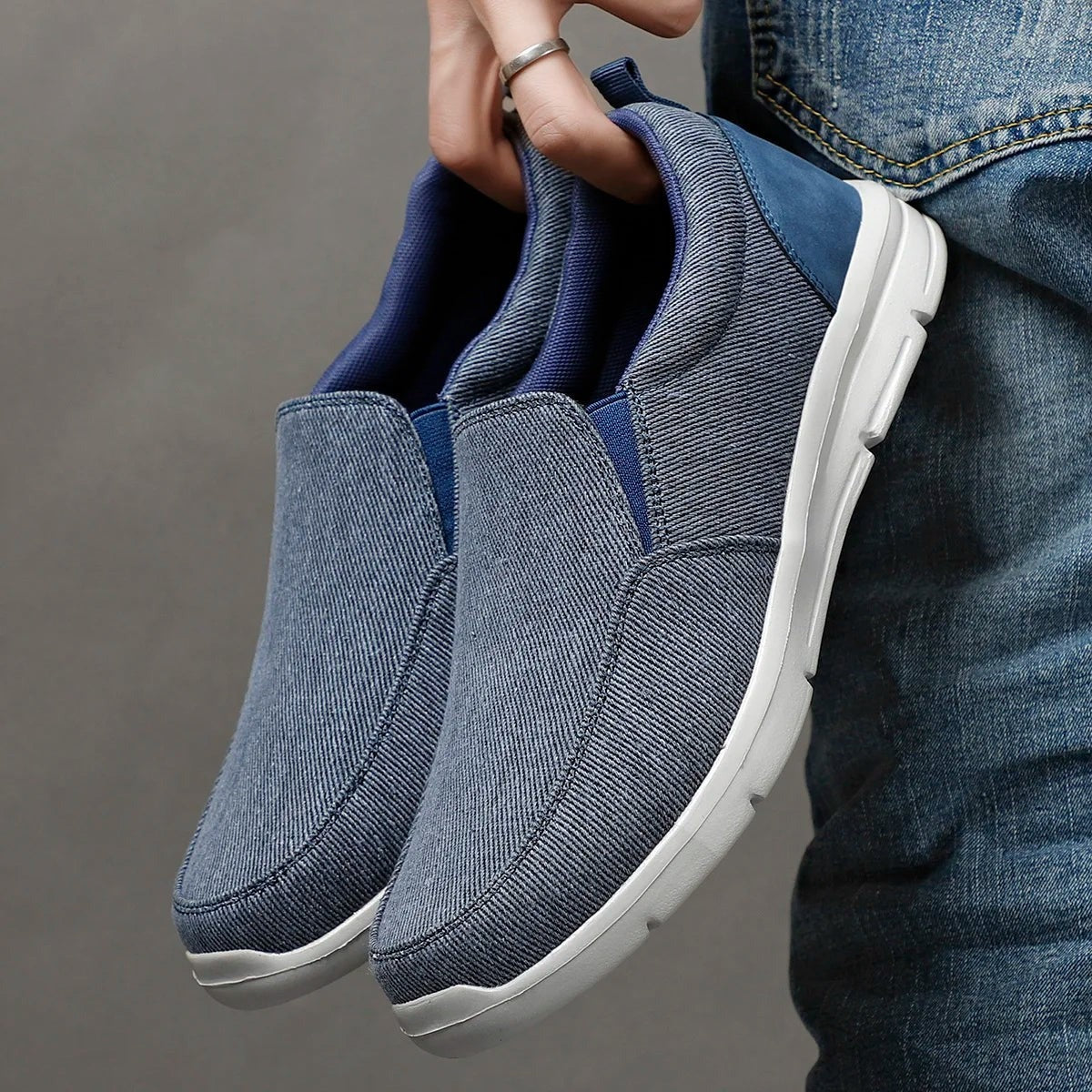 Tom slip on canvas shoes - Blue