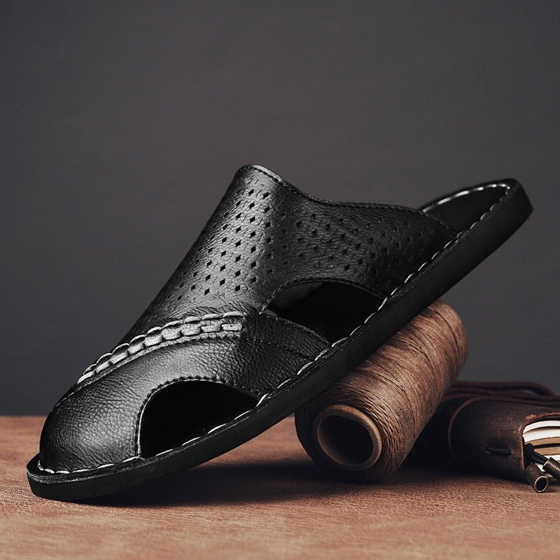Marlon sandals - Black top detail
