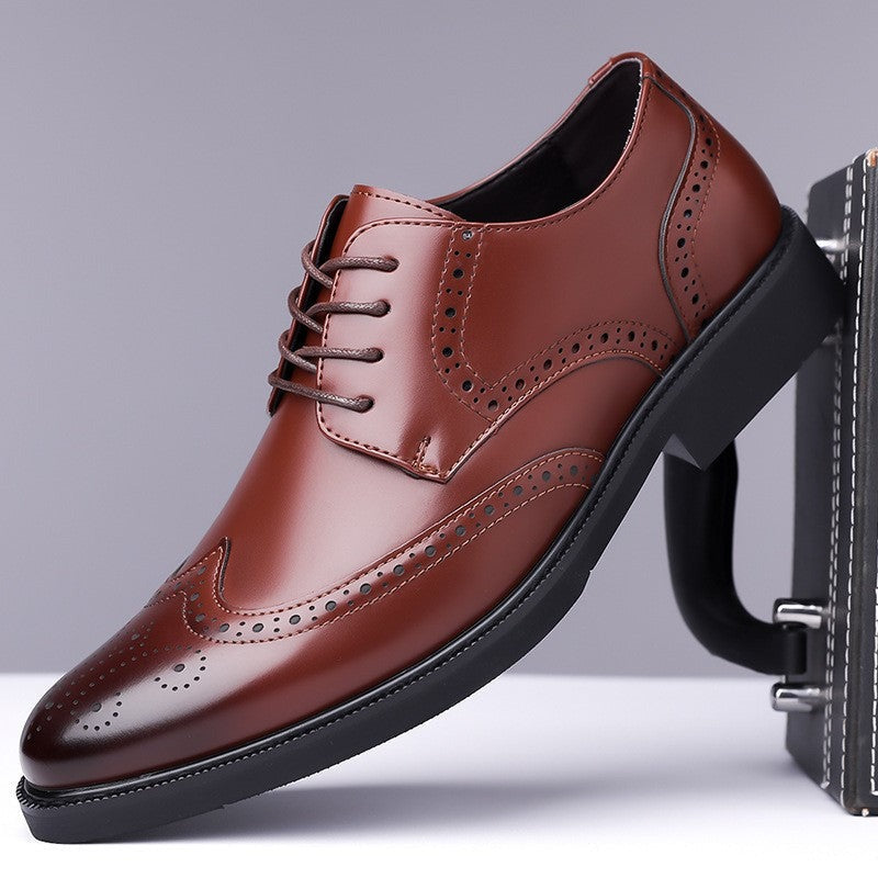 Victor brogue derby shoes - Brown