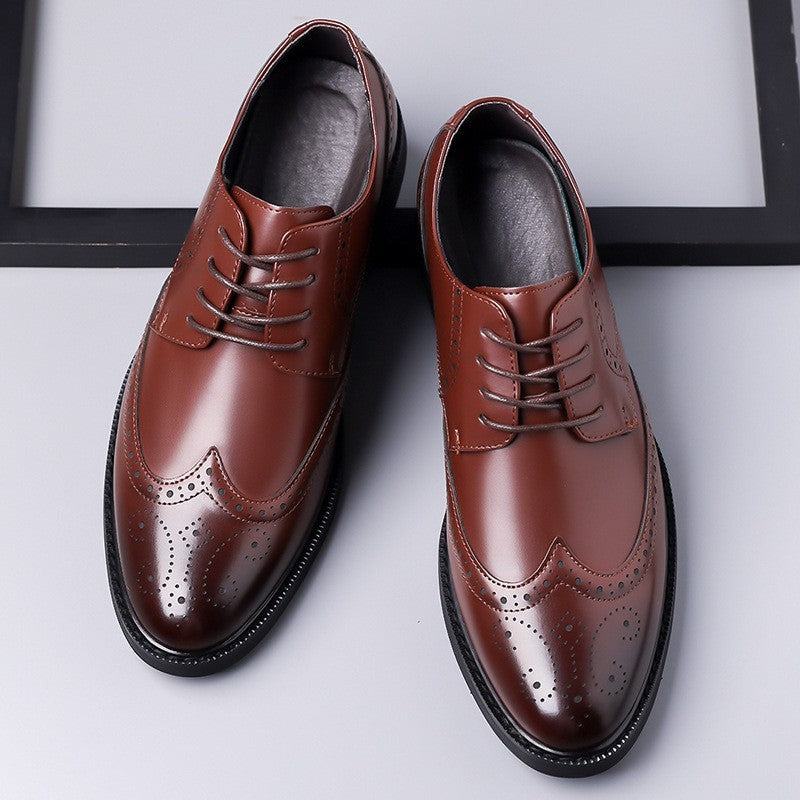 Victor brogue derby shoes - Brown