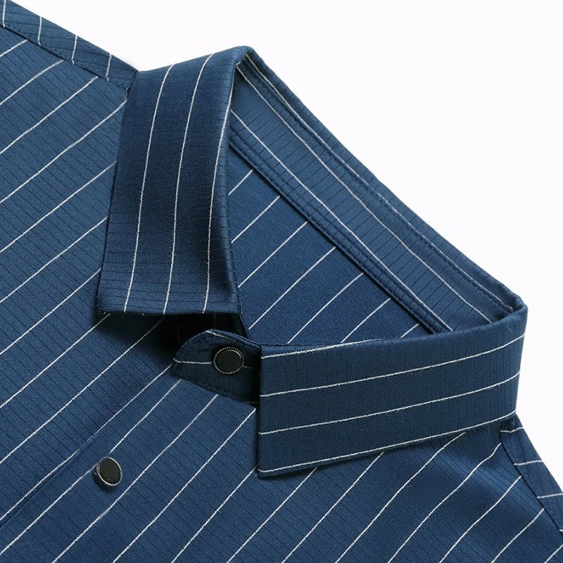 Victor pinstripe polo - detail