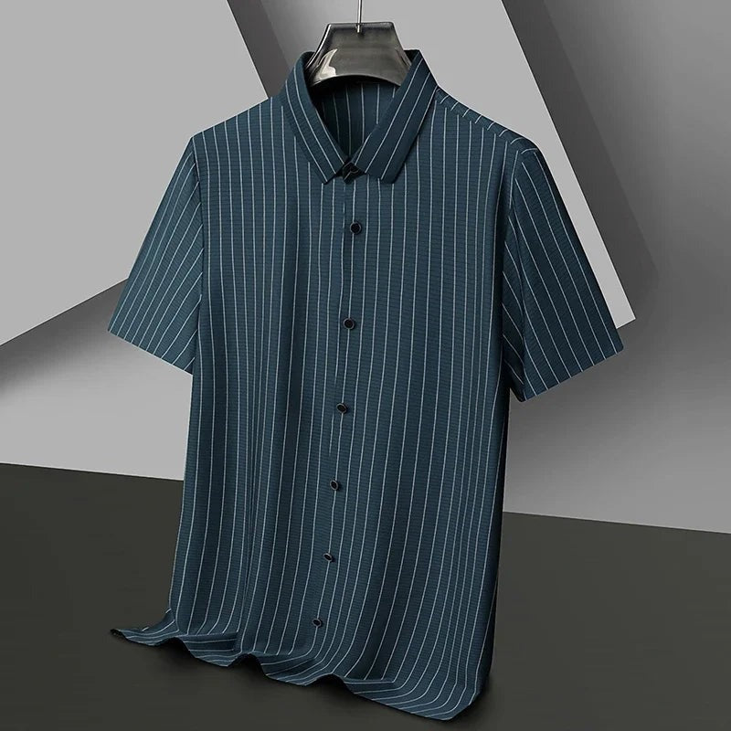 Victor pinstripe polo - Green