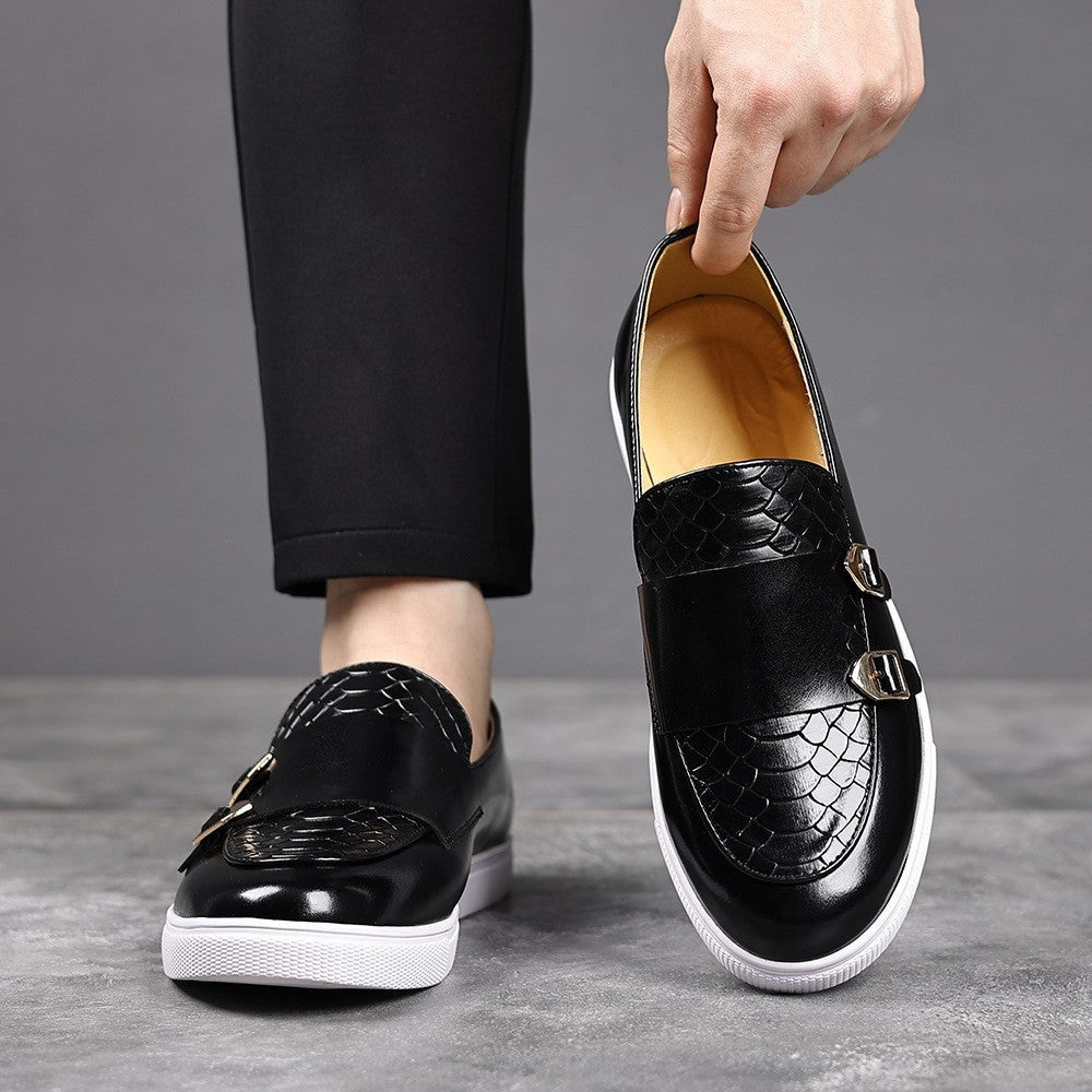 Victor monk strap loafers - Black