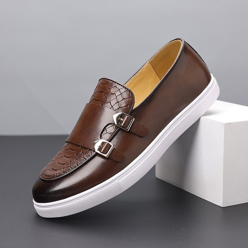 Victor monk strap loafers - Brown