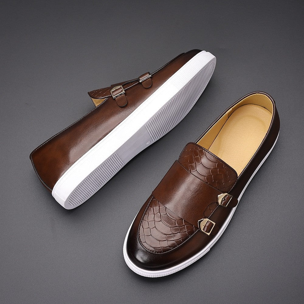 Victor monk strap loafers - Brown