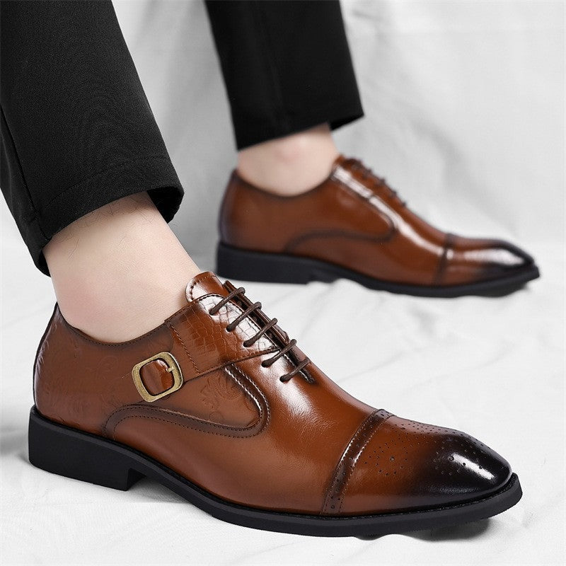 Victor oxford dress shoes - Dark Brown