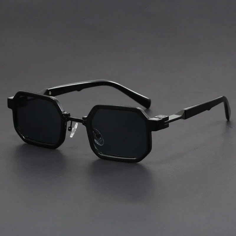 Zoe octagon sunglasses - Black