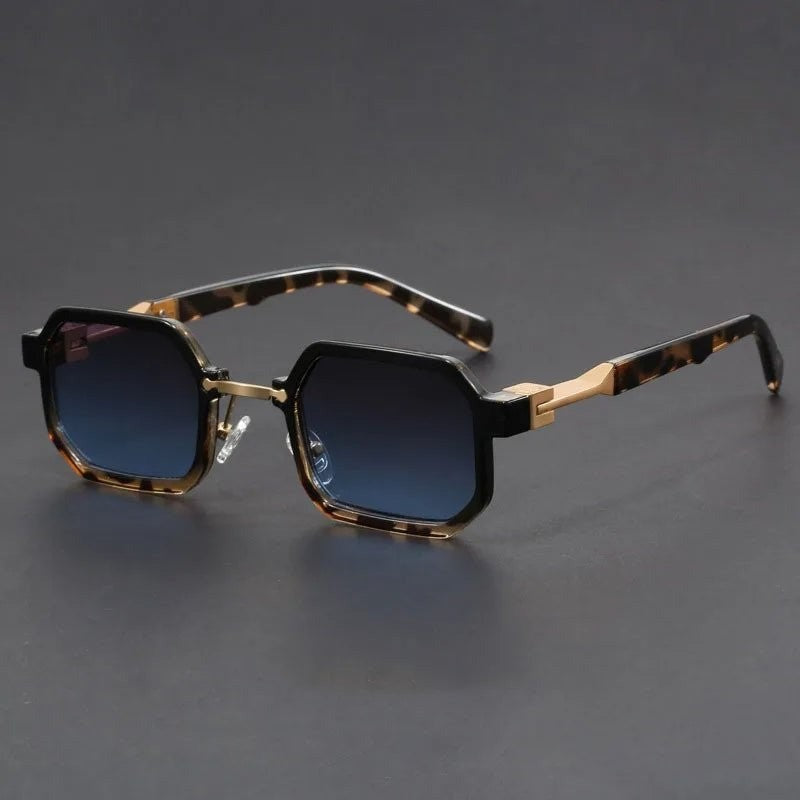 Zoe octagon sunglasses - Leopard