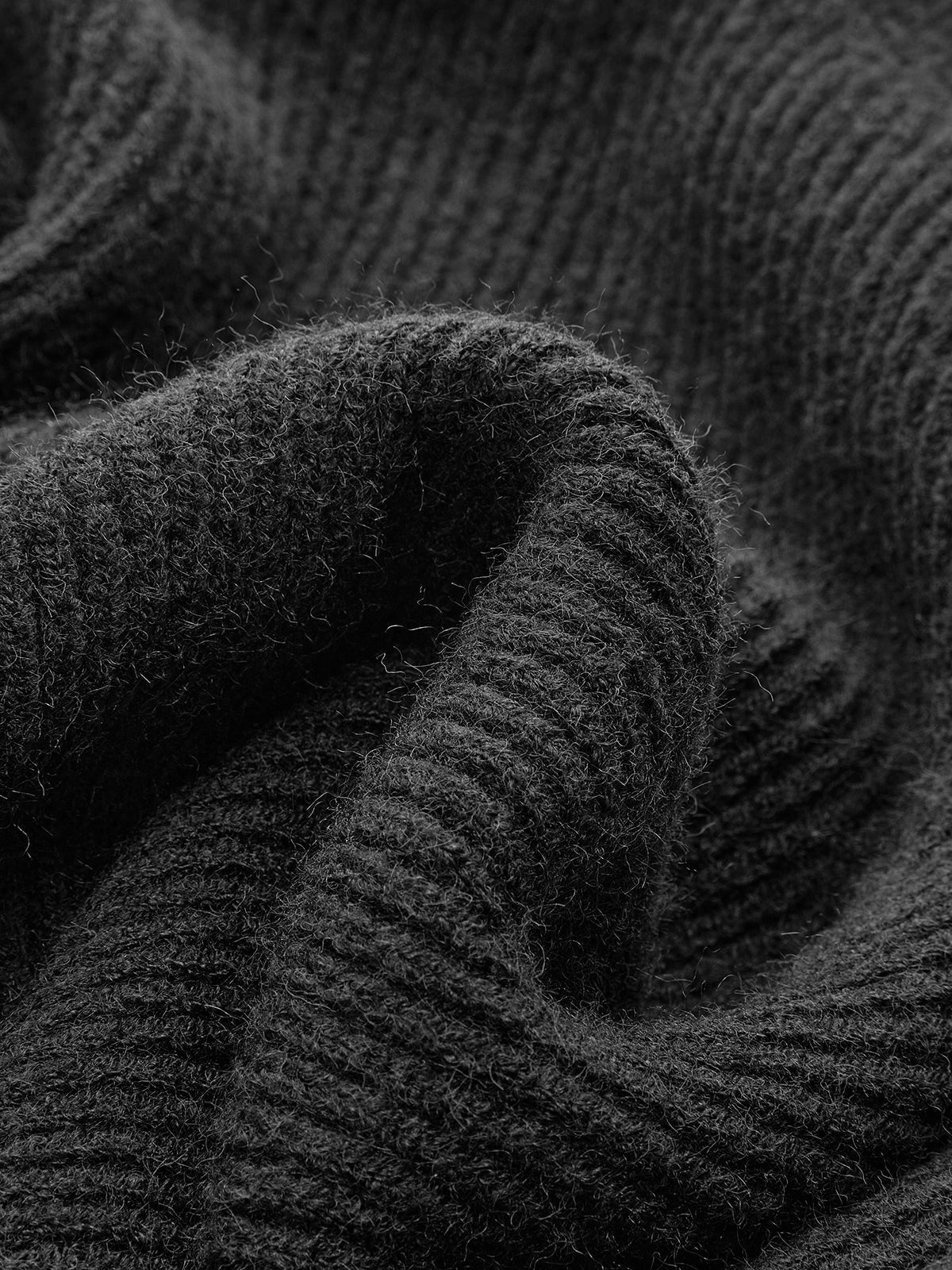 black-turtleneck sweater