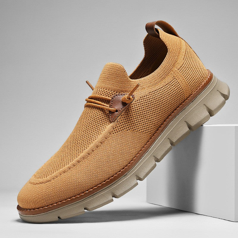 Oliver Knit Low Top Sneakers - Khaki