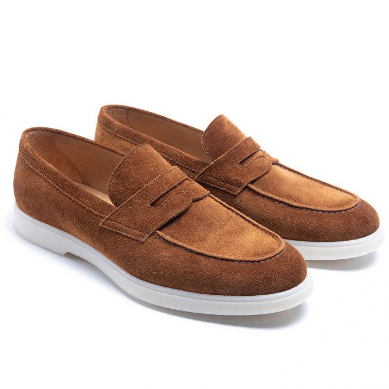 Dorian suede slip on shoes