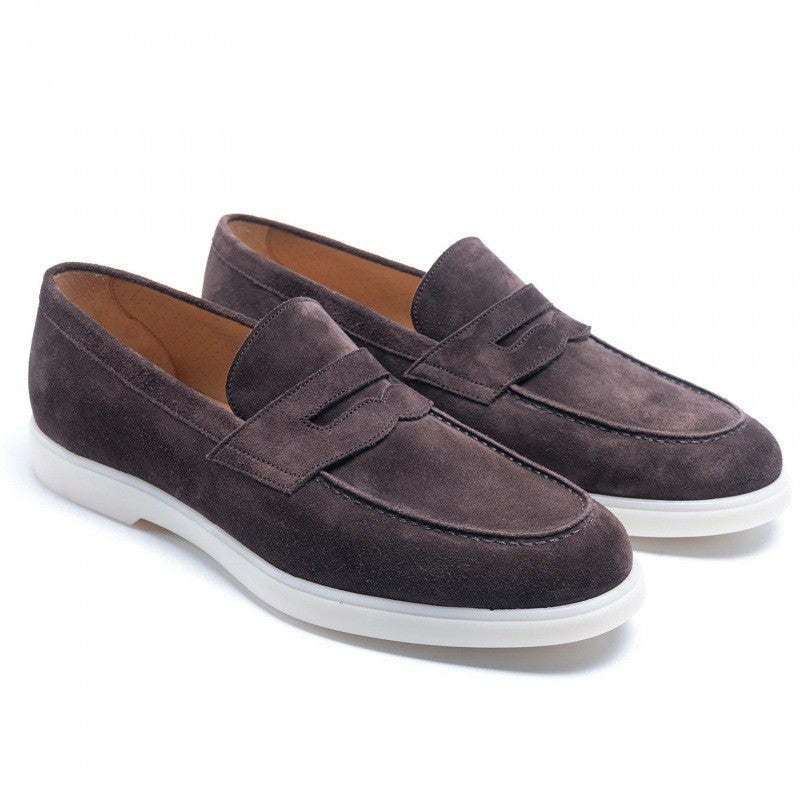 Dorian suede slip on shoes