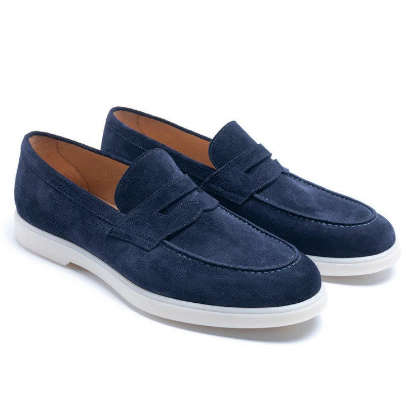 Dorian suede slip on shoes