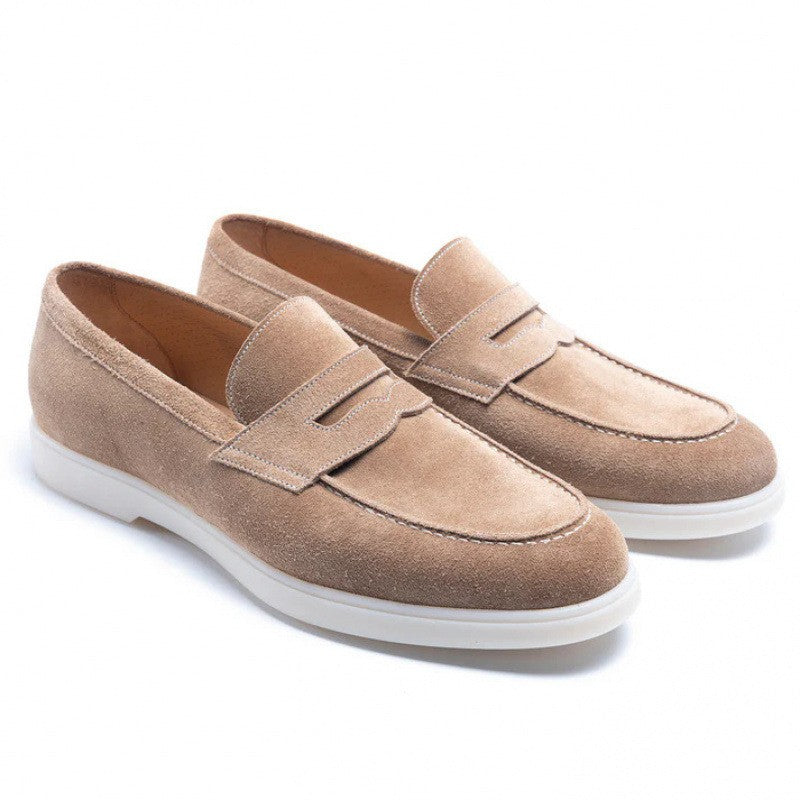 Dorian suede slip on shoes