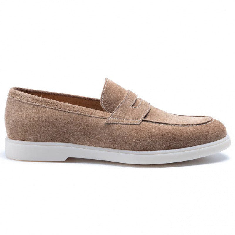 Dorian suede slip on shoes - Camel