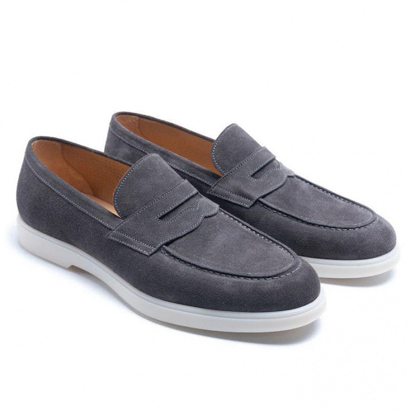 Dorian suede slip on shoes