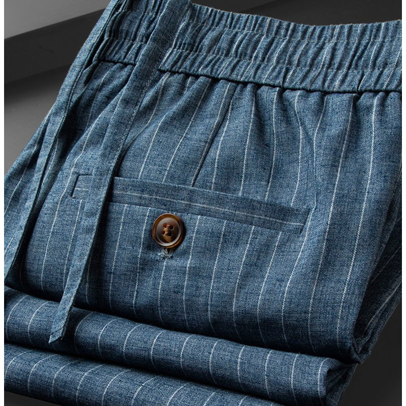 Cooper pinstripe pants