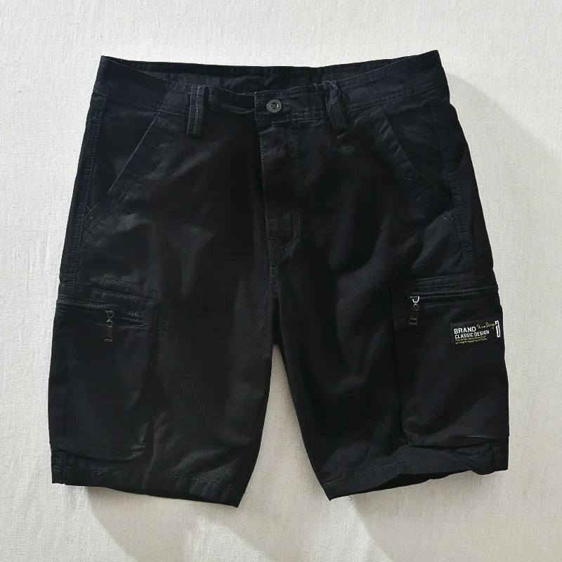 Liam Black cargo shorts