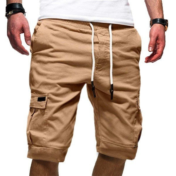 Liam cargo loose shorts beige