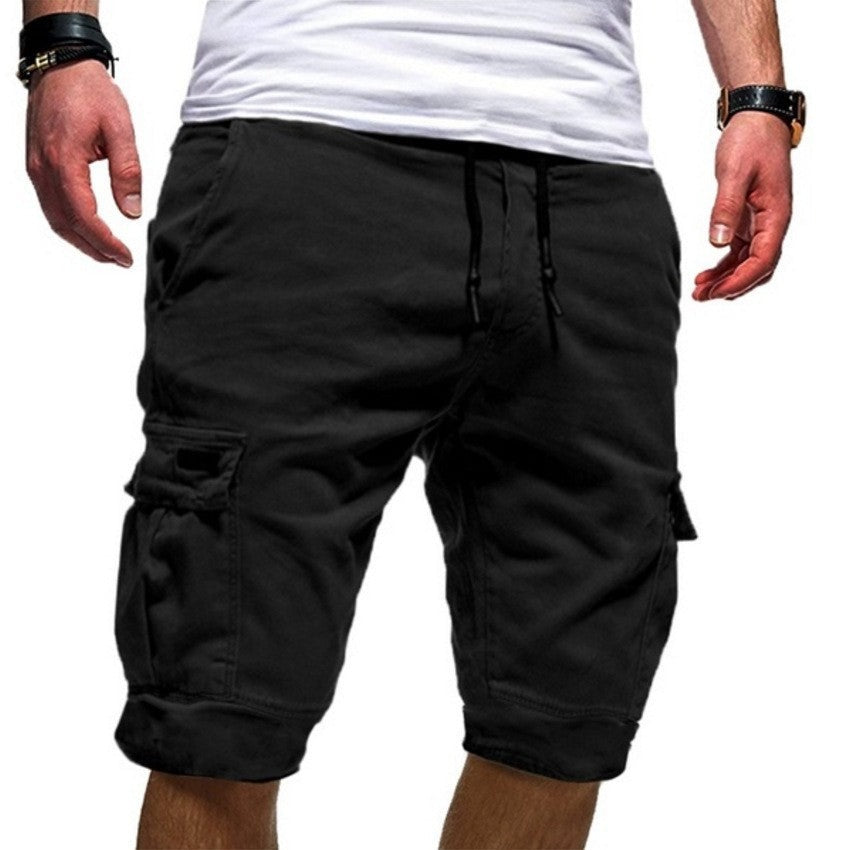 Liam cargo loose shorts black