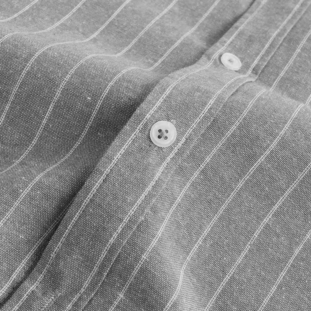 Mason pinstripe shirt detail