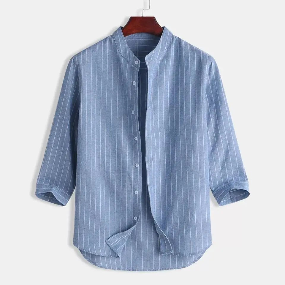 Mason Sky Blue pinstripe shirt