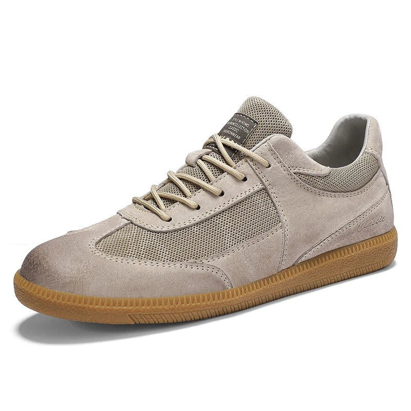 Oliver Men's Low Top Suede Mesh Sneakers