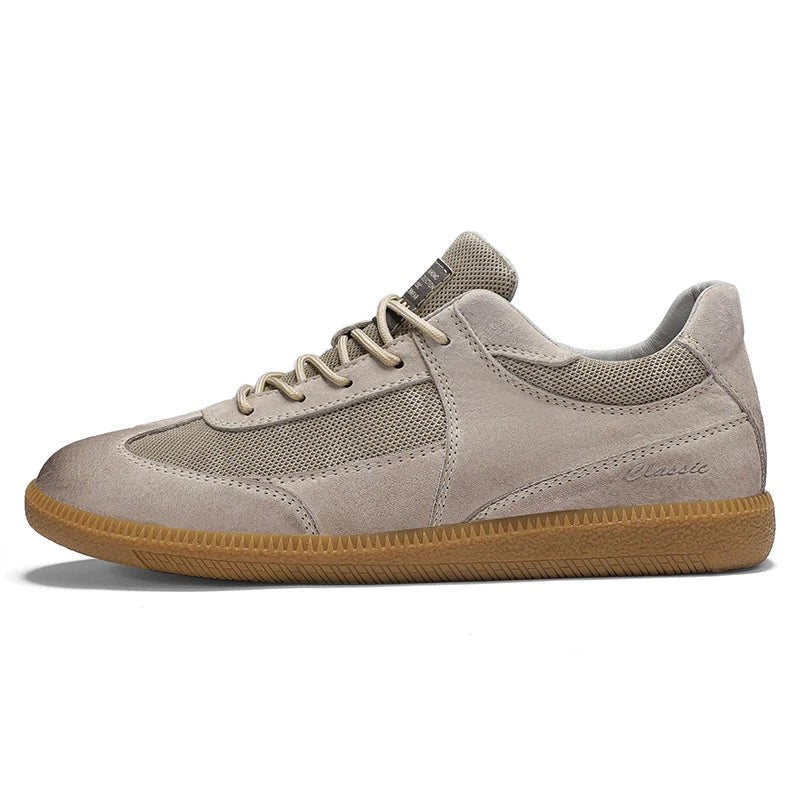Oliver Men's Low Top Suede Mesh Sneakers