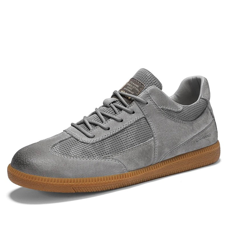 Oliver Men's Low Top Suede Mesh Sneakers
